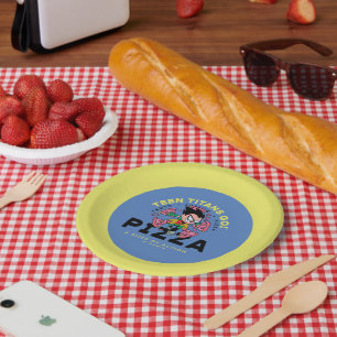 Assiettes En Carton Teen Titans Go ! Robin "Truth Justice Pizza"