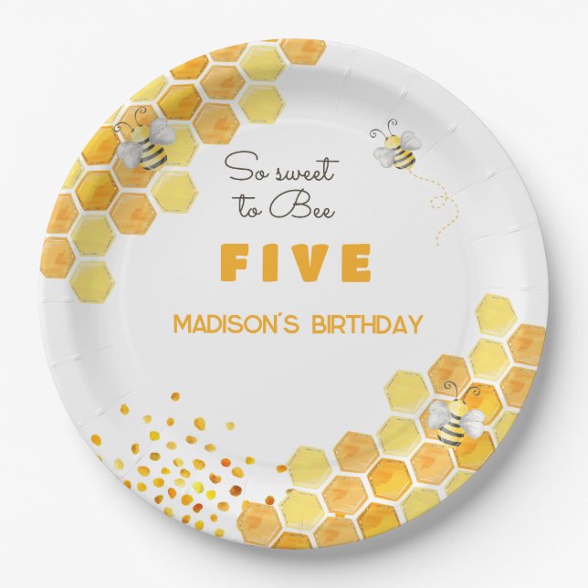 Assiettes En Carton Tellement doux pour être anniversaire de enfant (Devant)