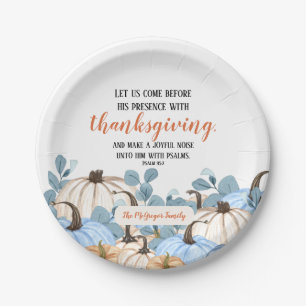 Assiettes En Carton Thanksgiving Diner Écriture Citrouille Patch Famil