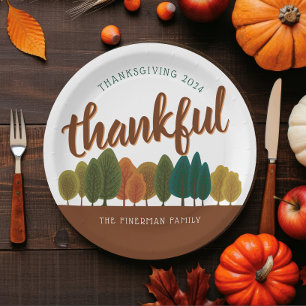 Assiettes En Carton Thanksgiving Script Thanksgiving Automne personnal