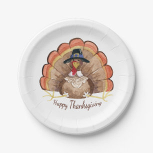 Assiettes En Carton Thanksgiving Turquie