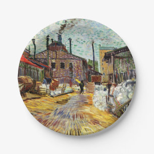 Assiettes En Carton The Factory (1887) par Vincent Van Gogh