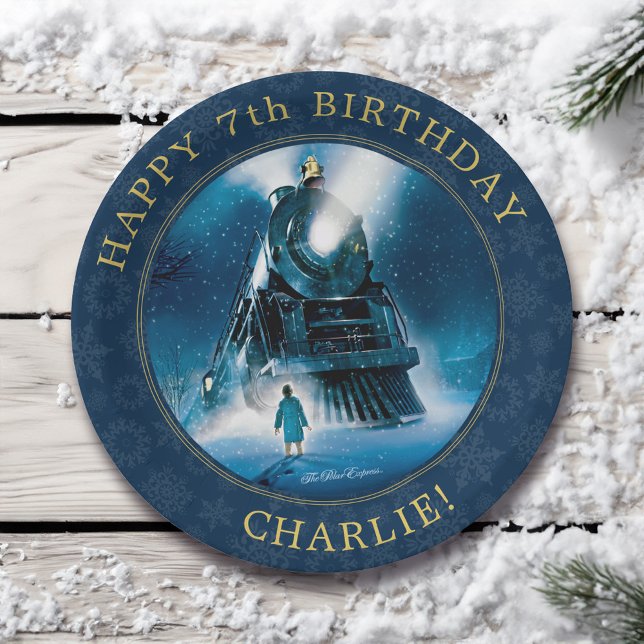 Assiettes En Carton The Polar Express Pajama Slumber Party Paper Plate (Plate on table)