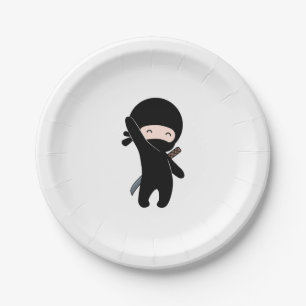 Assiettes En Carton Tiny Happy Ninja