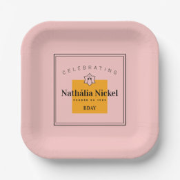 Assiettes En Carton Toast Champagne