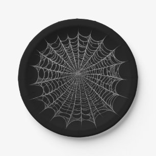 Assiettes En Carton Toiles d'araignées Toile d'araignée Halloween