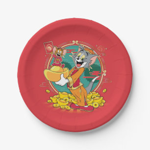 Assiettes En Carton Tom & Jerry New Years Red Envelope