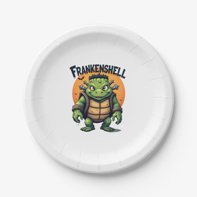 Assiettes En Carton Tortue franche (Devant)