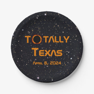 Assiettes En Carton Totalement Texas 2024 Solar Eclipse