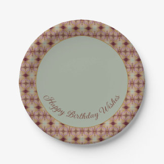 Assiettes En Carton Touche Turquoise Rose Et Bourgogne Designer Tour