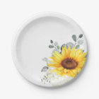 Tournesol ivoire pivoine Floral Eucalyptus Mariage