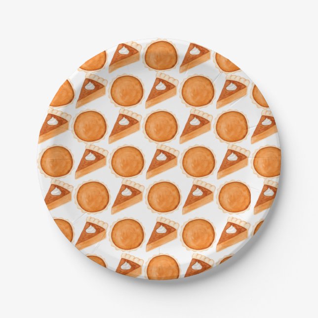 Assiettes En Carton Tout à propos du Citrouille (Devant)