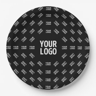 Assiettes En Carton Toute conception ou logo d'image téléchargé   Pièc