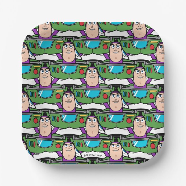 Assiettes En Carton Toy Story 5 | Escadron Galactique Buzz Lightyear (Recto)
