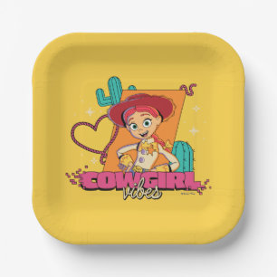 Assiettes En Carton Toy Story Jessie "Vibes de Cowgirl"