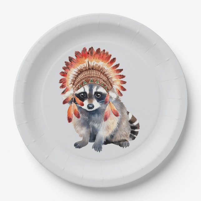 Assiettes En Carton Tribal Bandit (Devant)