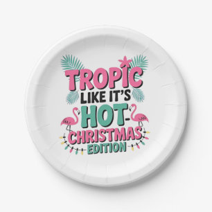 Assiettes En Carton Tropic Like It’s Hot : Christmas Edition