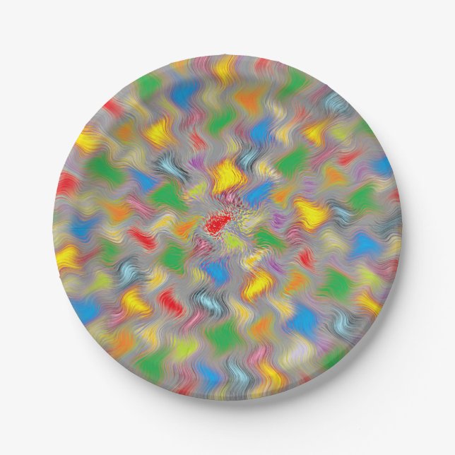 Assiettes En Carton Trucs de brosse (Devant)