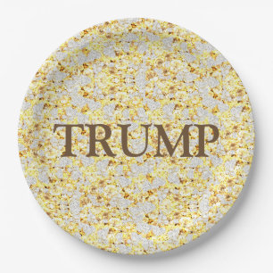ASSIETTES EN CARTON TRUMP