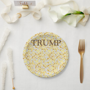 ASSIETTES EN CARTON TRUMP