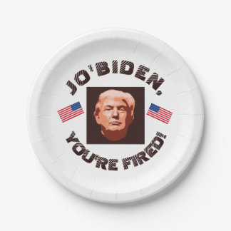 Assiettes En Carton Trump Inauguration 2025 Couleur personnalisée