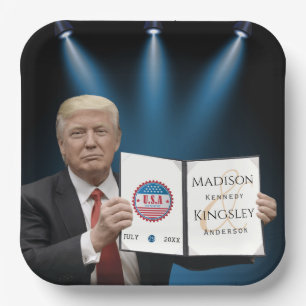 Assiettes En Carton Trump le plus grand Mariage Extraordinaire