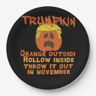 Assiettes En Carton Trumpkin à l'intérieur de lancer à l'extérieur Nov