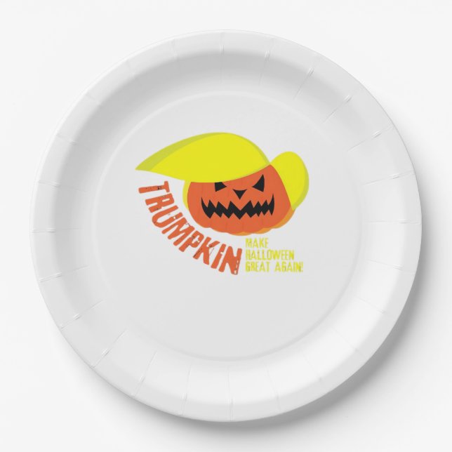 Assiettes En Carton Trumpkin - Drôle Mash (Devant)