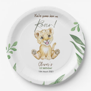 Assiettes En Carton Tu vas m'entendre hurler 1er anniversaire