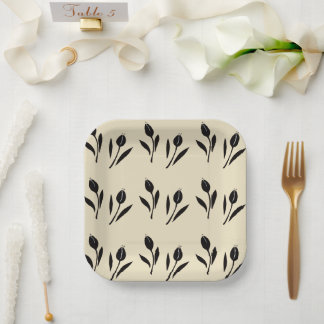 Assiettes En Carton Tulip