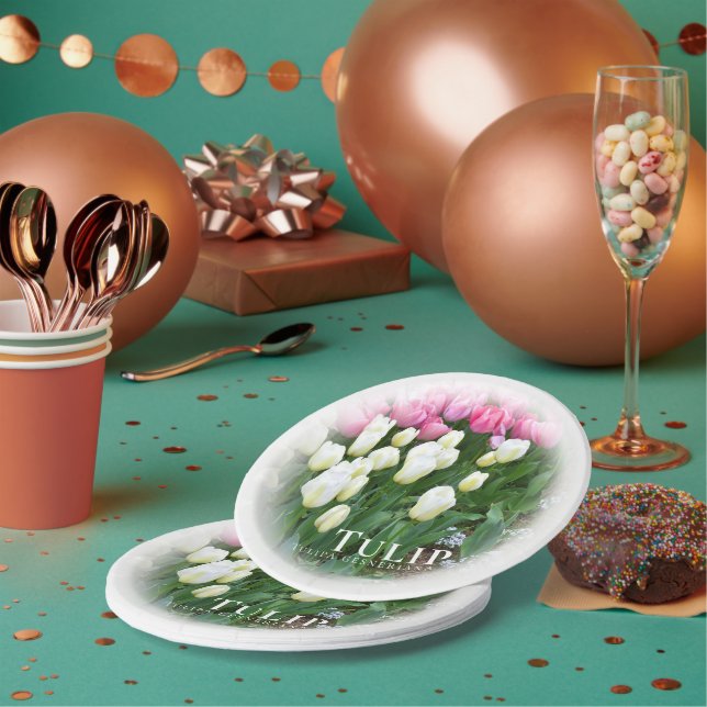 Assiettes En Carton Tulip (Multi)