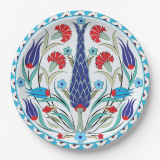Assiettes En Carton Tulipe Bleue conception turque Mariage Fête