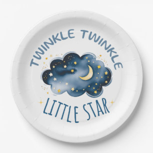 Assiettes En Carton Twinkle Twinkle Little Star Baby shower