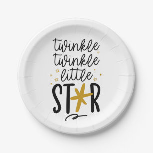 Assiettes En Carton Twinkle Twinkle Little Star Doodle