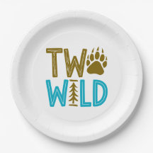Two Wild - Rustic Woodsy Deuxième anniversaire