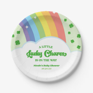 Assiettes En Carton Un Baby shower de St. Patrick's Day au charme chan