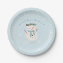 Un derland Winter Bash Cute Snowman et Snowflake