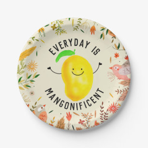 Assiettes En Carton Un jeu de mangue positif - le quotidien est magnif
