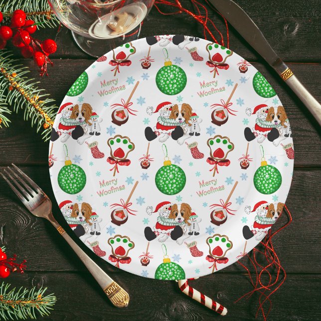 Assiettes En Carton Un Noël très joyeux du roi Charles (Créateur téléchargé)