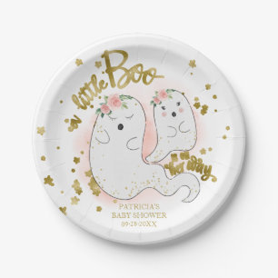 Assiettes En Carton Un Petit Boo Joli Baby shower Fille Halloween