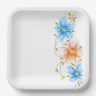 Assiettes En Carton Un peu de printemps