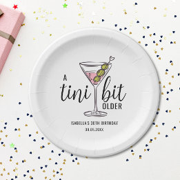 Assiettes En Carton Un peu plus âgé Anniversaire sur le thème du Marti