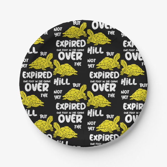 Assiettes En Carton Un Pied Dans La Grave (Devant)