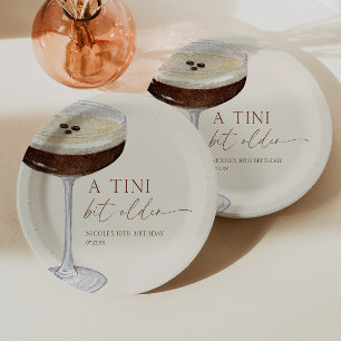 Assiettes En Carton Un Tini Un Peu Plus Ancien Expresso Martini Annive