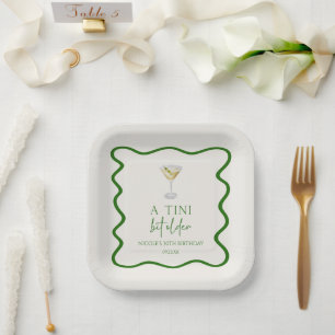 Assiettes En Carton Un Tini Un Peu Plus Vieux Martini Sale Anniversair