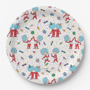 Assiettes En Carton Une chose deux Motif de fête