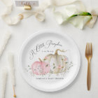 Une petite plaque de Baby shower de fille Citrouil