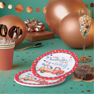 Assiettes En Carton Une Plaque De Baby shower Un Peu Écrasante