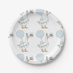 Assiettes En Carton Une Plaque de fête d'oie