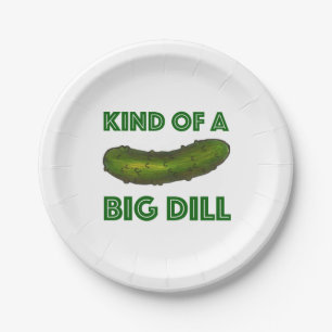 Assiettes En Carton Une sorte de Big Dill (Deal) Green Pickle Félicats